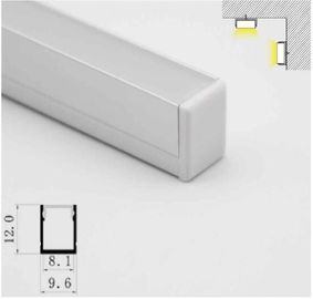 Estrusione di alluminio finita anodizzata di profilo del LED per la parete del Governo di pavimento, dissipatore di calore