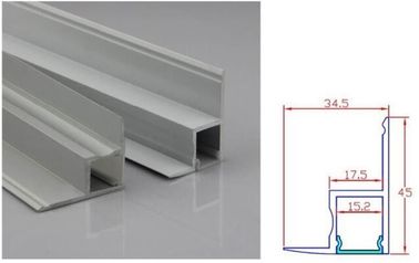 Copertura glassato/chiaro/diffusore di profilo di alluminio dell'estrusione del LED per la decorazione del soffitto, 1m 2m 3m