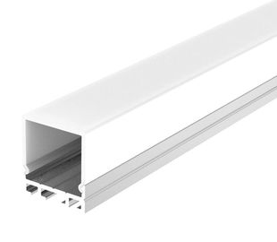 Profilo di alluminio a forma di quadrato per le illuminazioni interne, installazione sorta del LED della sospensione