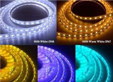 Lampade fluorescenti flessibili autoadesive del LED impermeabili con la larghezza del PWB di 2200k-2500k il TDC 10mm