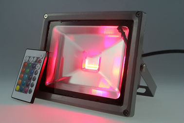 Il Natale fuso sotto pressione dell'alluminio IP65 20W colora la luce di inondazione principale all'aperto cambiante di RGB
