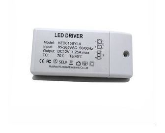 la CC di 12V 1.25A 15W ha condotto l'alimentazione elettrica di commutazione con il terminale di plastica di vite e della copertura