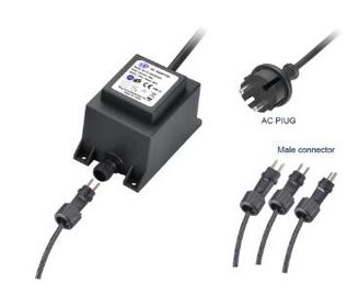 IP68 il trasformatore, 24V IP68 all'aperto ha condotto il trasformatore impermeabile per le luci dello stagno, l'input 110~240Vac