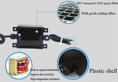 Trasformatore impermeabile della piscina di 24VAC 80W, alimentazione elettrica IP68 per il motore all'aperto