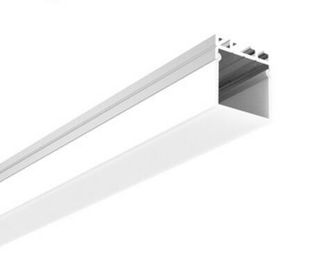 Profilo di alluminio a forma di quadrato per le illuminazioni interne, installazione sorta del LED della sospensione