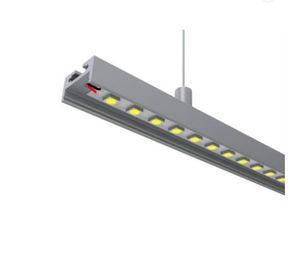 Profilo di alluminio dell'estrusione di alluminio della lega 6063 di profilo del LED montato sospensione di superficie con CE Rohs