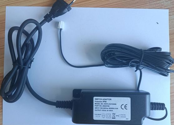 il trasformatore principale impermeabile di 24Vdc 3a 72Watt IP68 per il rubinetto elettronico, il CA 100-240Vac, con l'UL del CE ha segnato